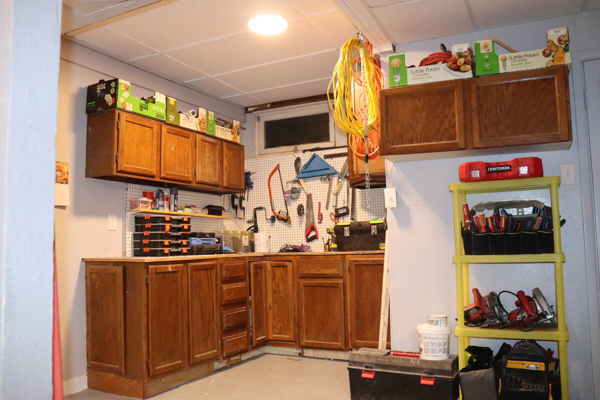 Basement storage area/ work area