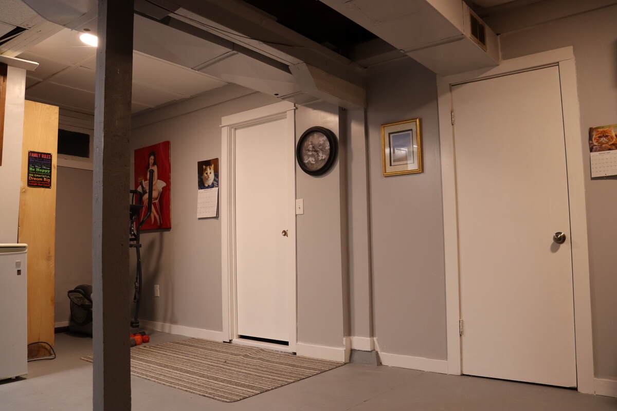 Main area of basement view 1