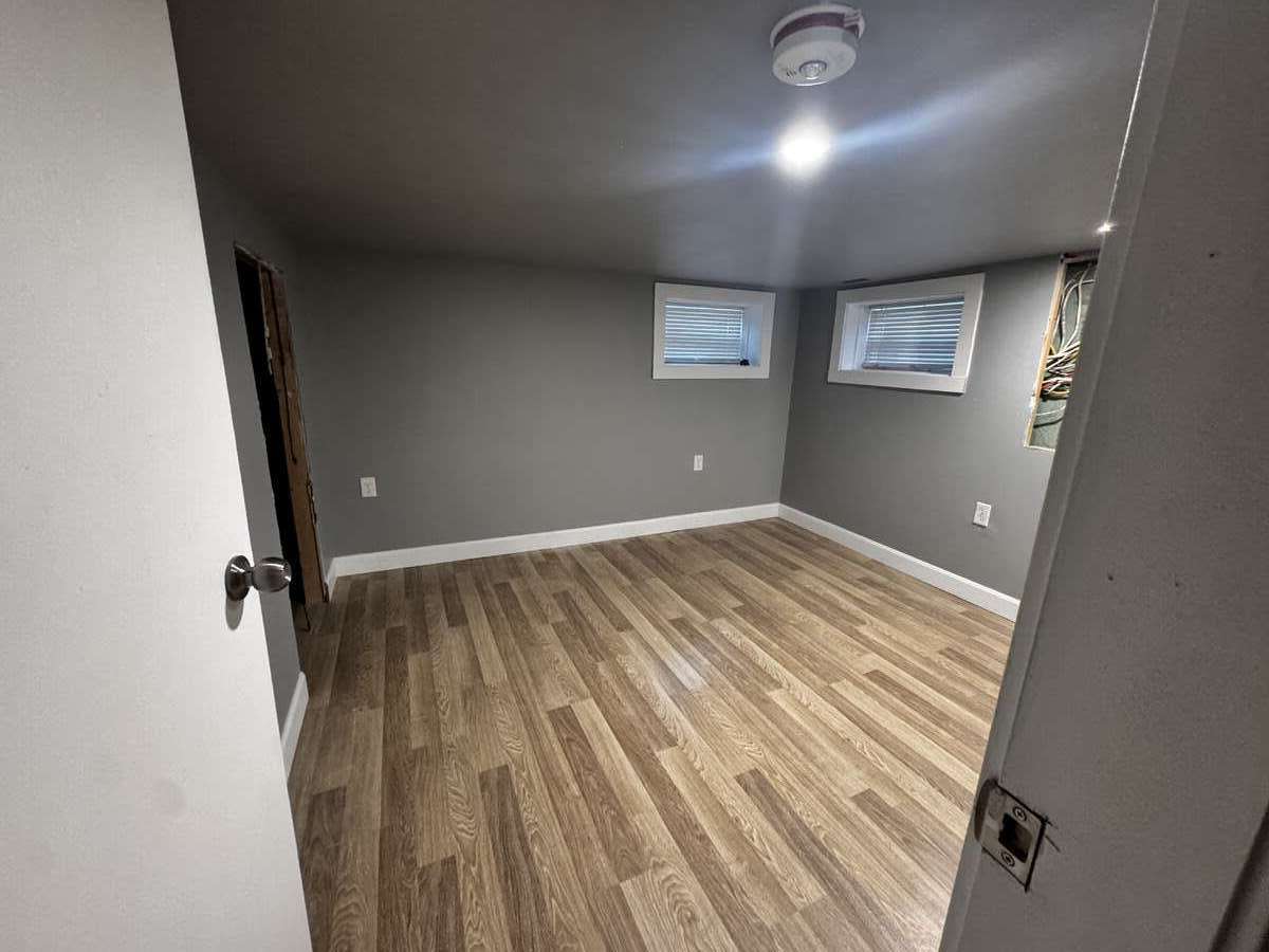 Fininshed basement room