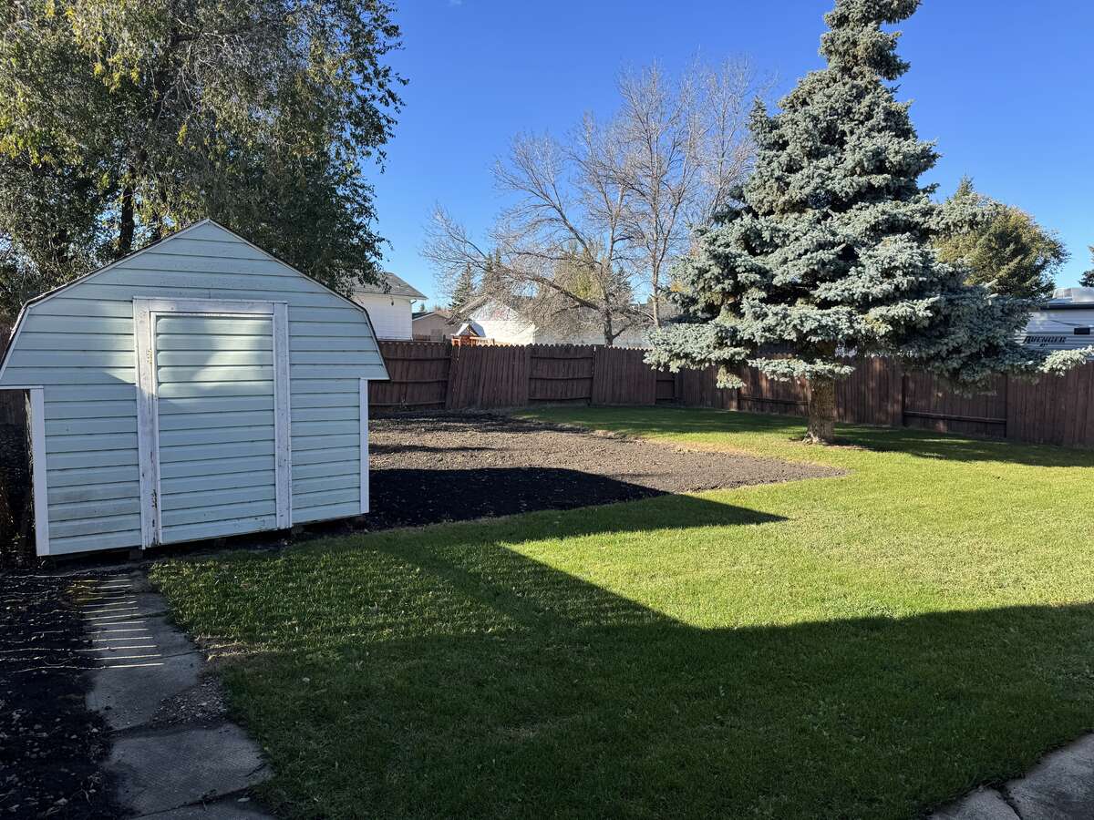 Expansive Backyard View From Backyard Entrance
