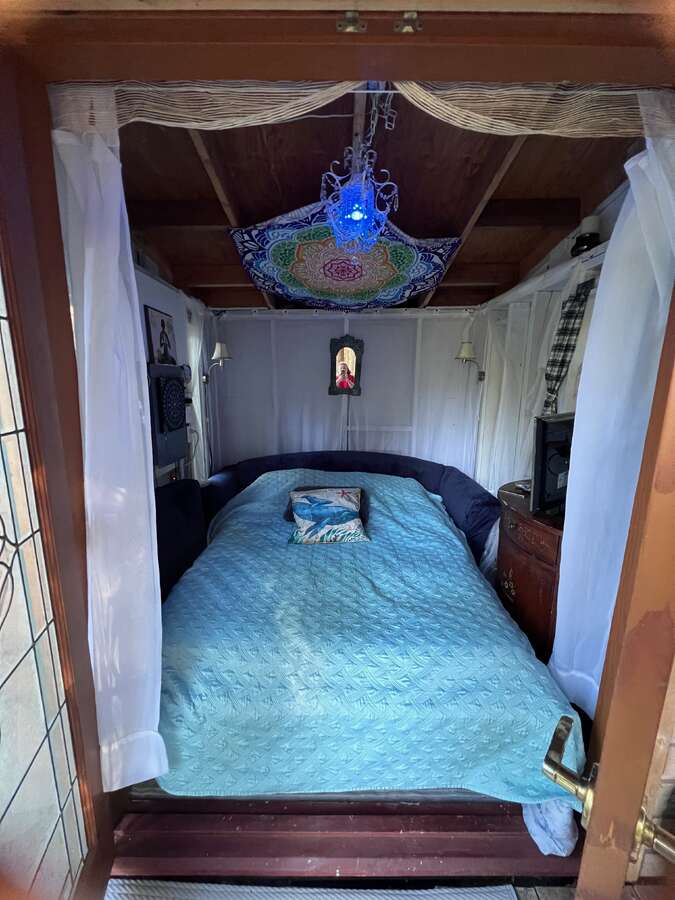 Studio with hide-a-bed open