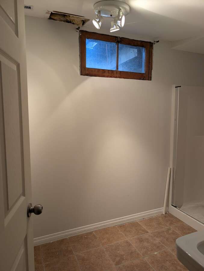 Basement bathroom