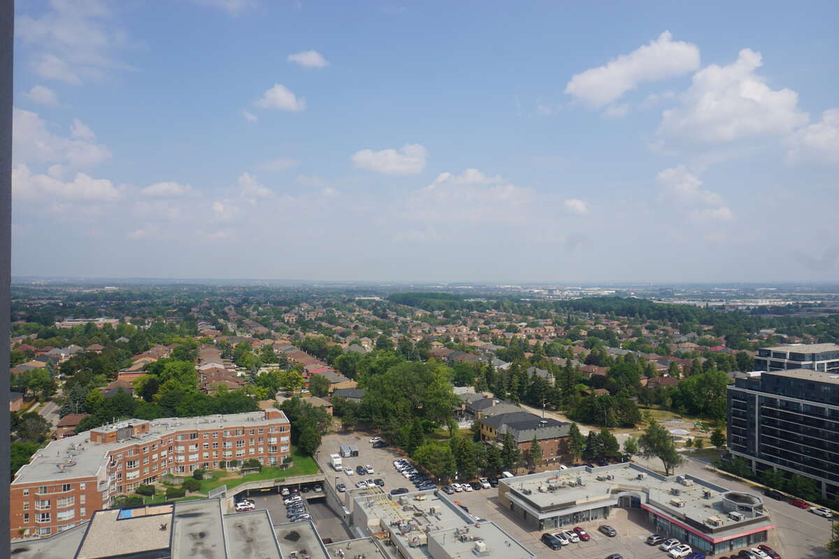 North-facing view from balcony