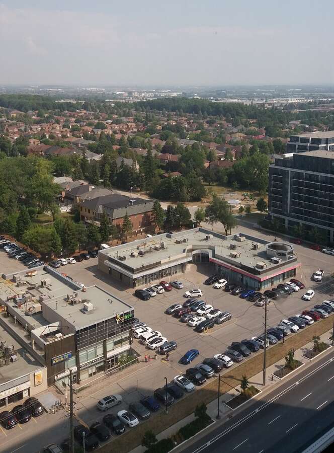 East-facing view from balcony