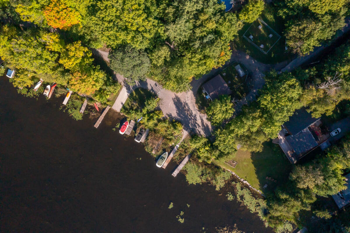 Gated, private docks and boat launch.