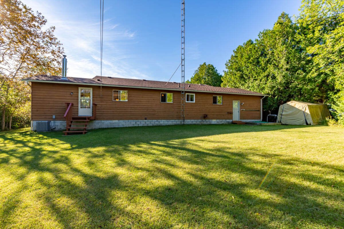 13 Cedar, backyard, rear of the house.
