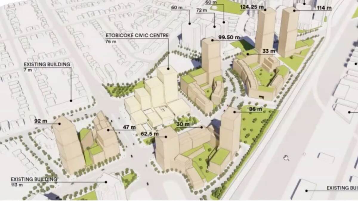 Etobicoke City Centre proposed building program