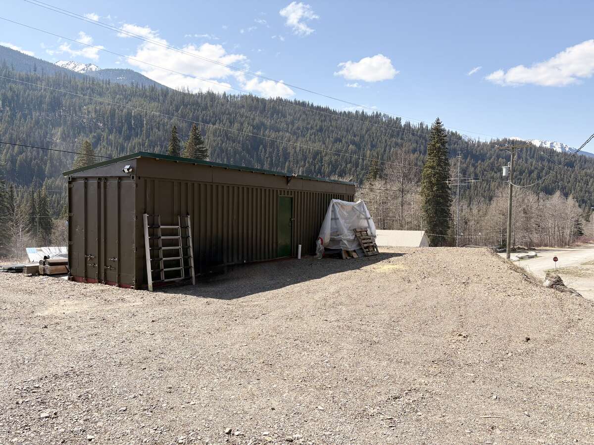 Wood shed and BBQ station