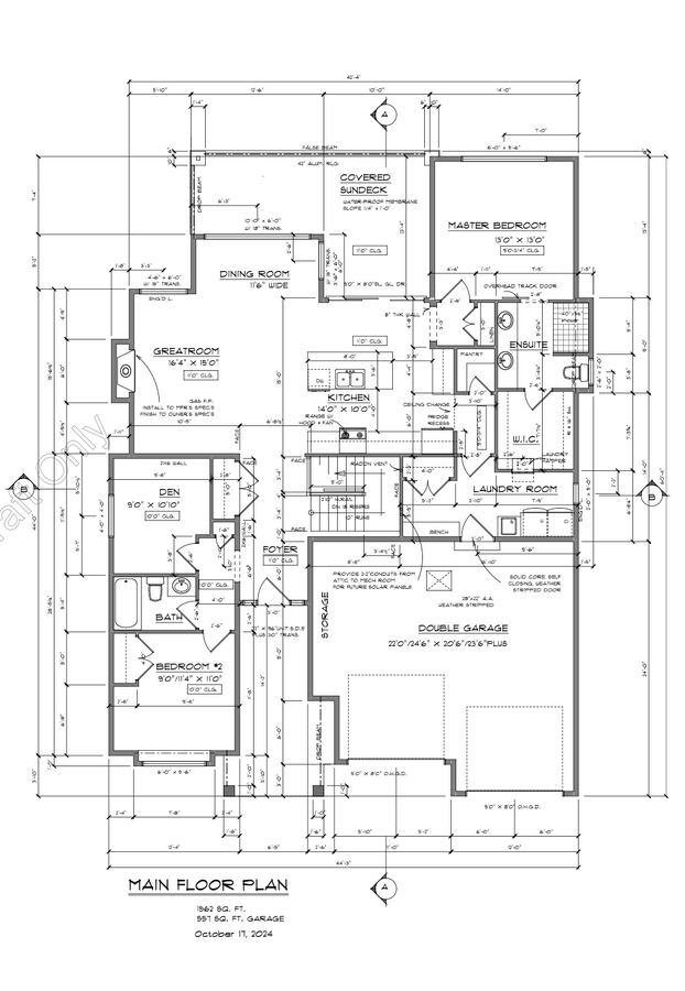 Main floor plan