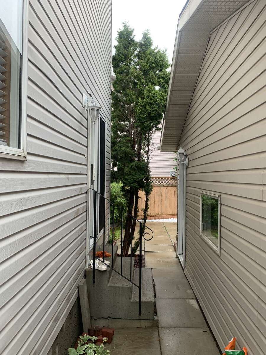 Backyard Space between House and Garage