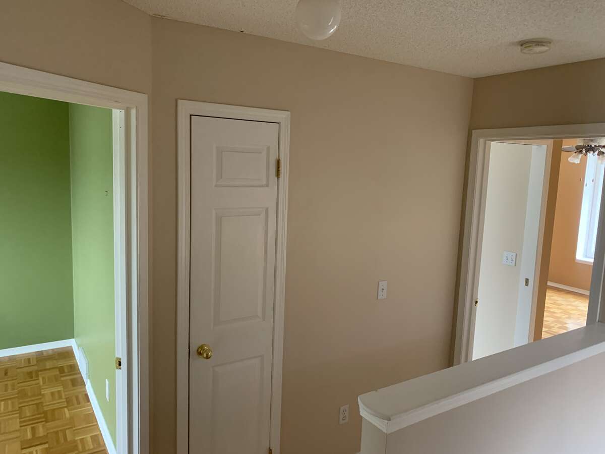 Upstairs Closet and Two Rooms