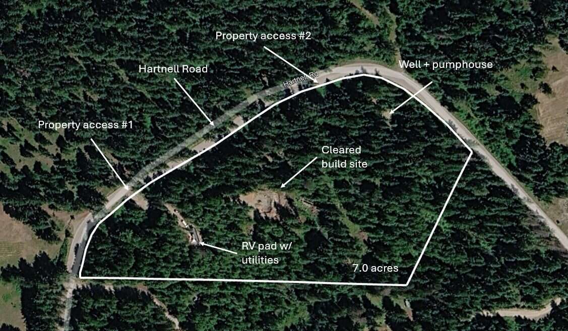7 acres 10 mins from town, ready to build