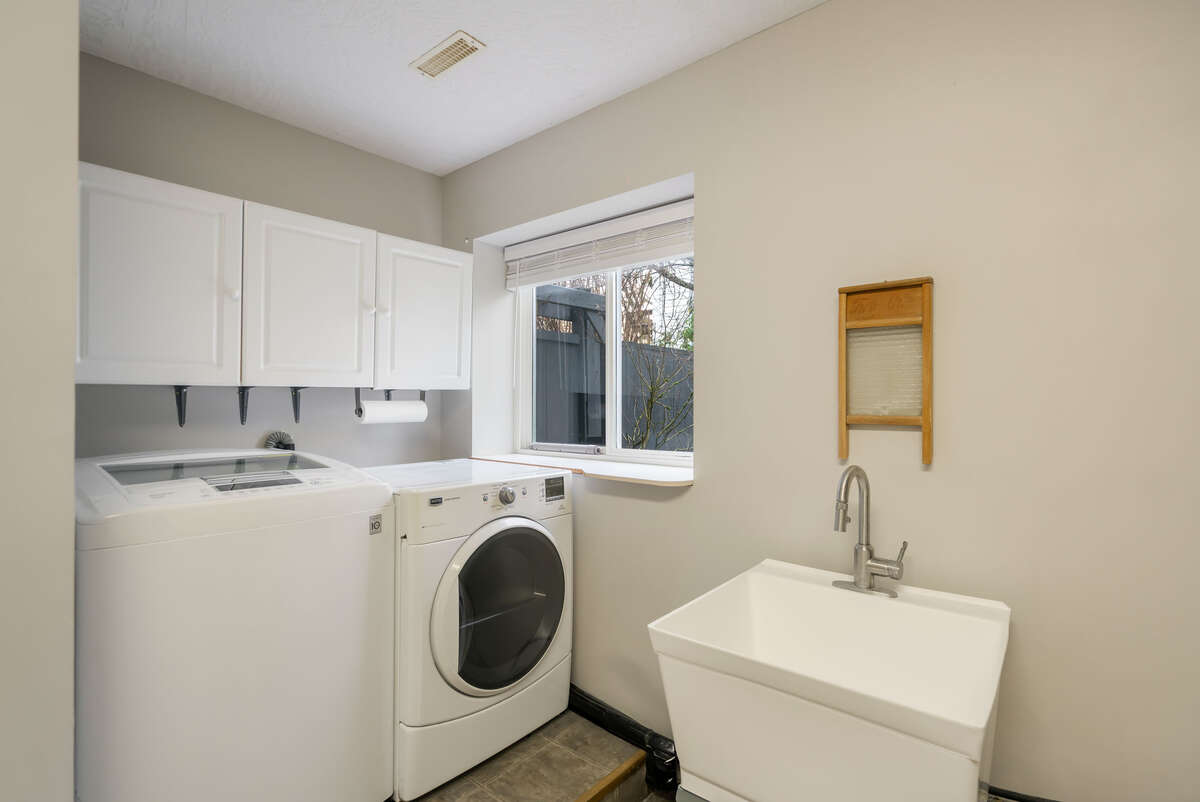 Bright spacious Laundry room with loads of natural light