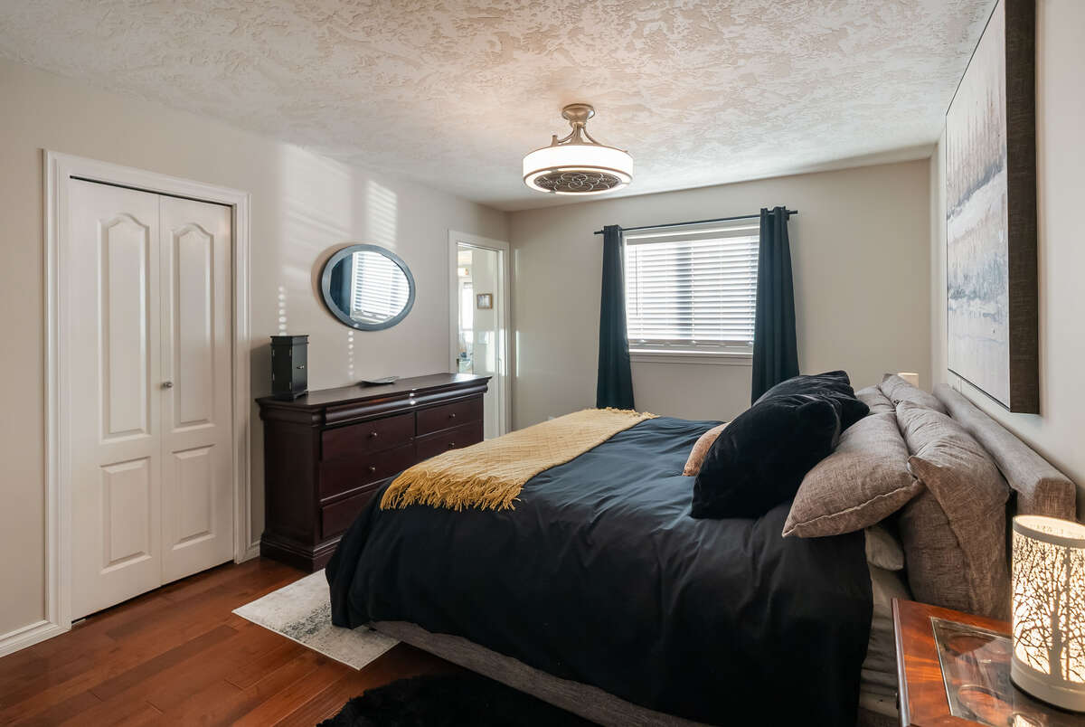 Master bedroom with walk in closet and 3 piece ensuite.