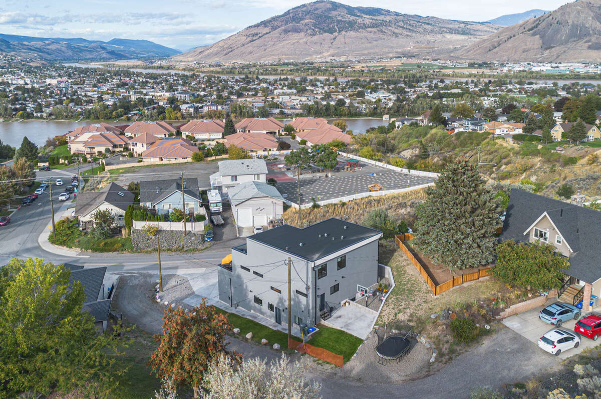 Ariel View of Corner Lot
