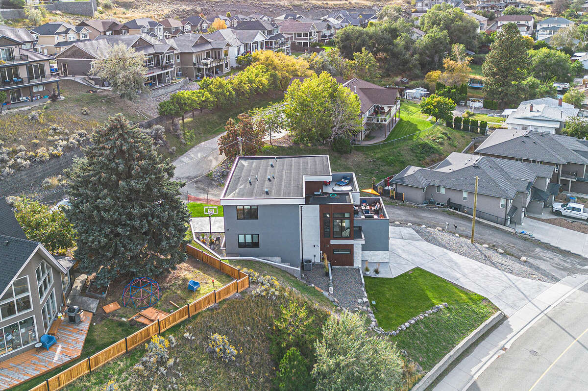 Ariel View of Corner Lot