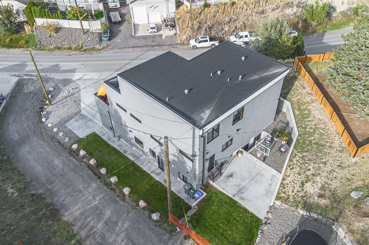 Ariel View of Corner Lot