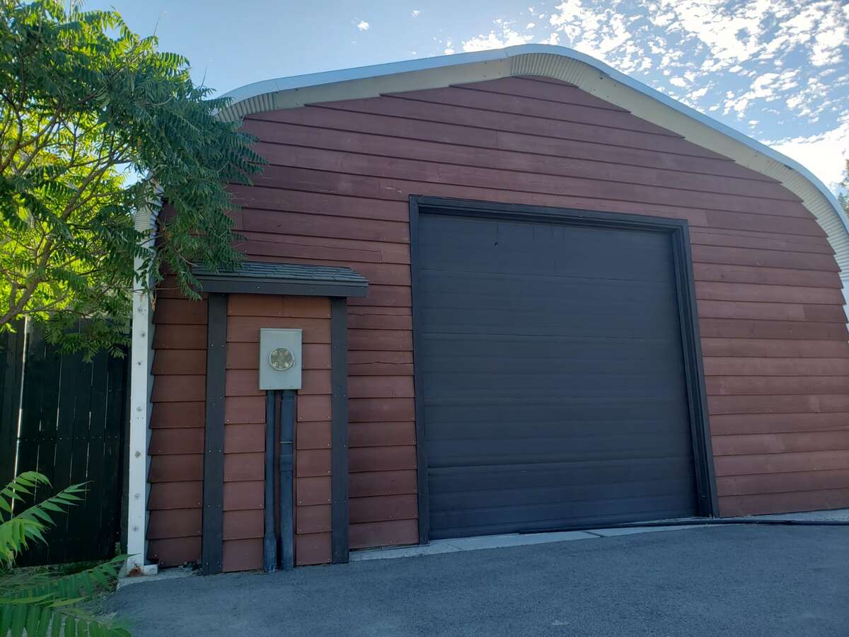 2200 square-foot standalone front entrance prior to Man door installation