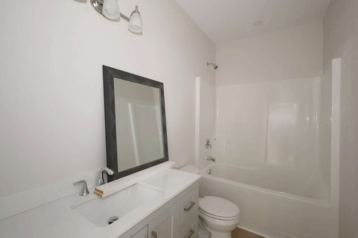 Rear power garage door