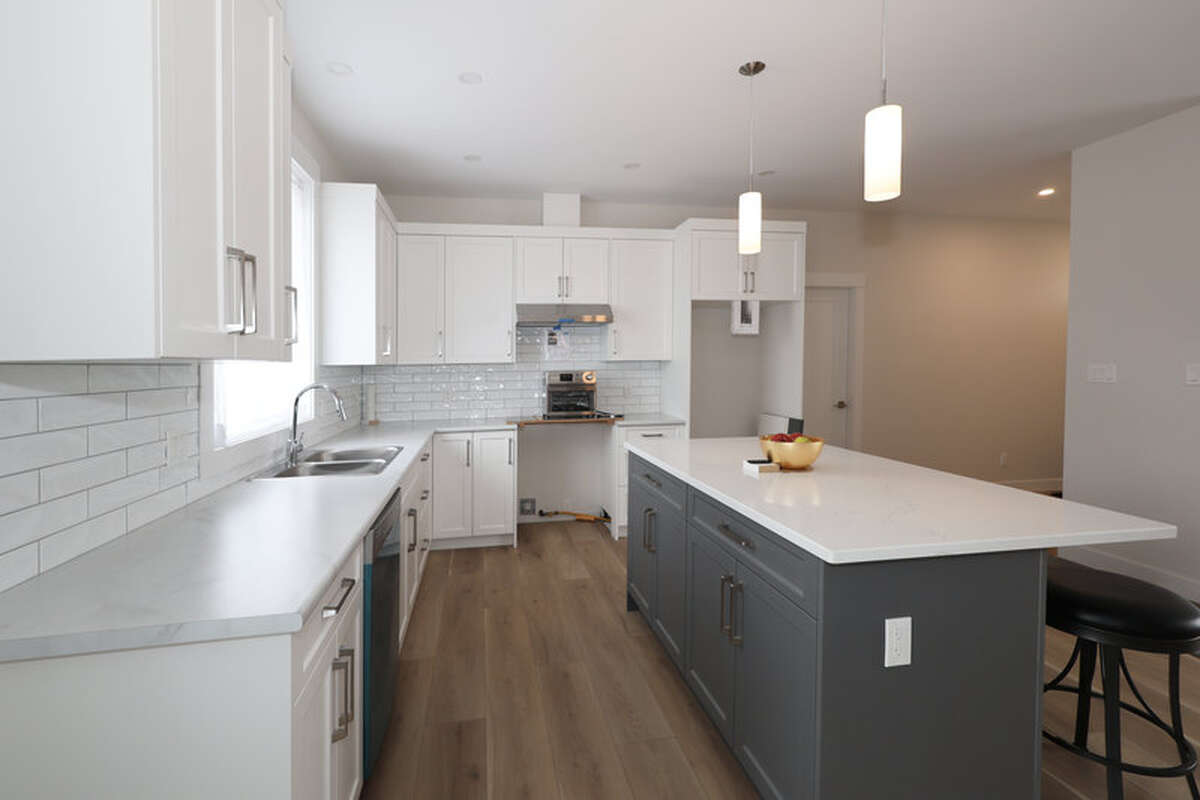 Rear power garage door