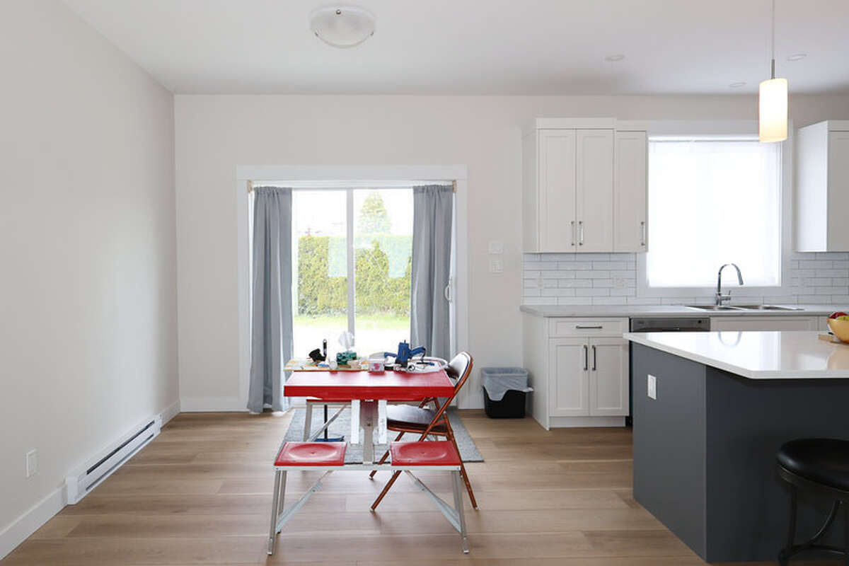 Rear power garage door