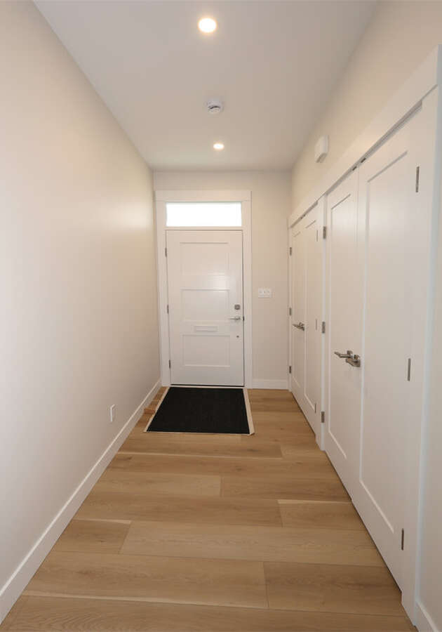 Rear power garage door