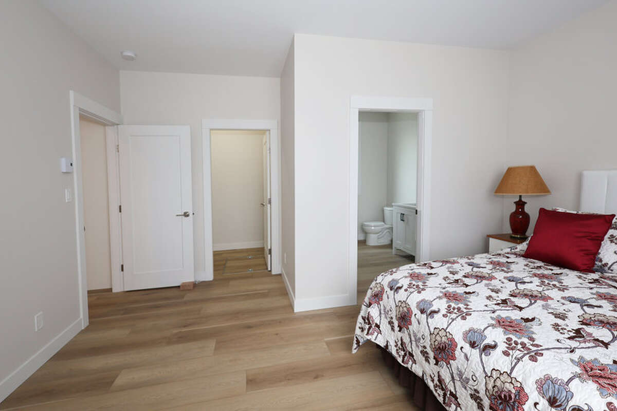 Rear power garage door