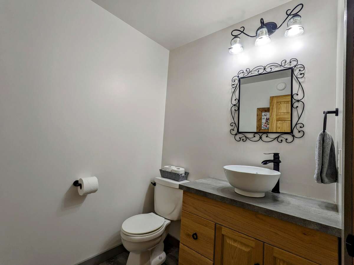 Main floor half bath
