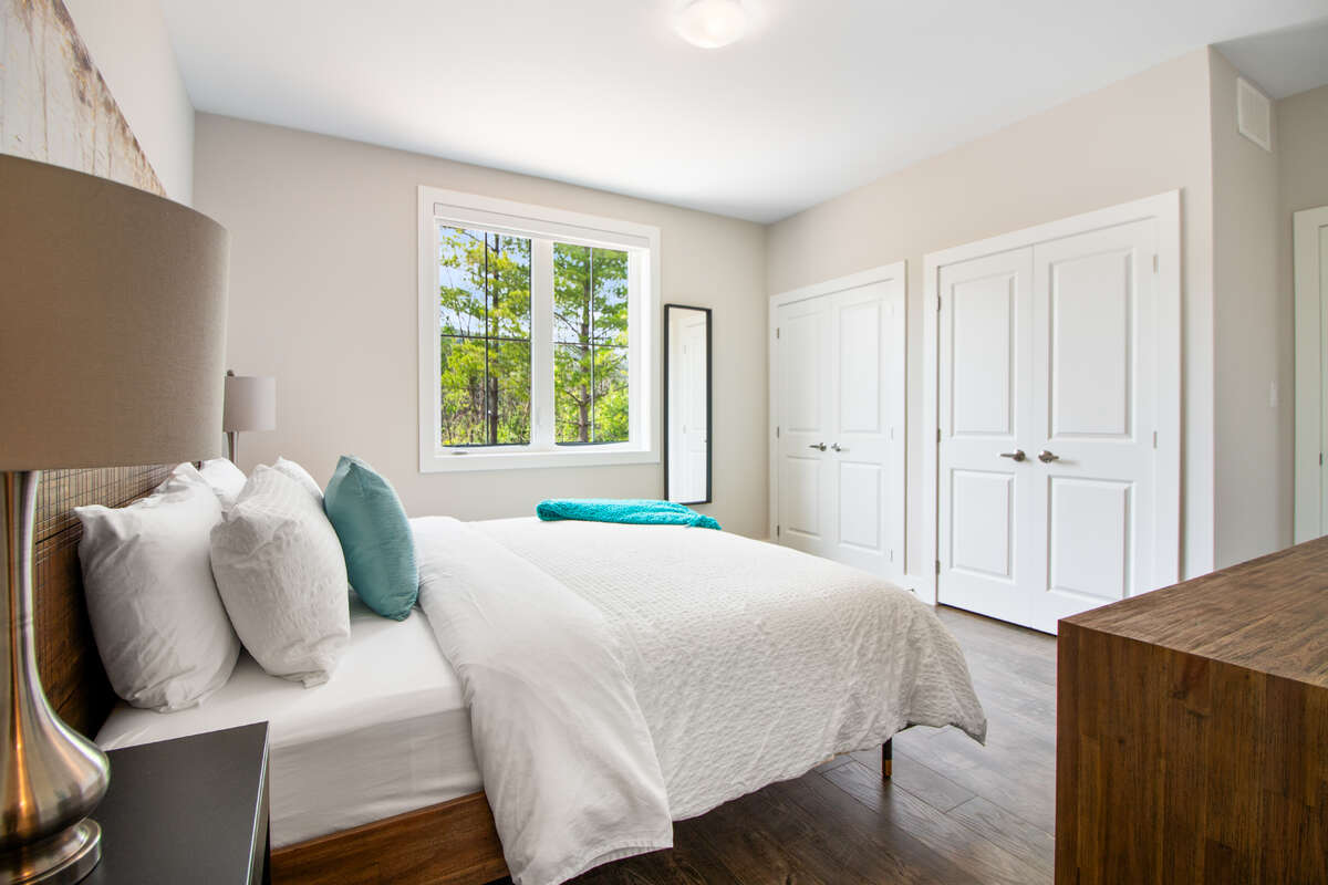 Master Bedroom with double closets