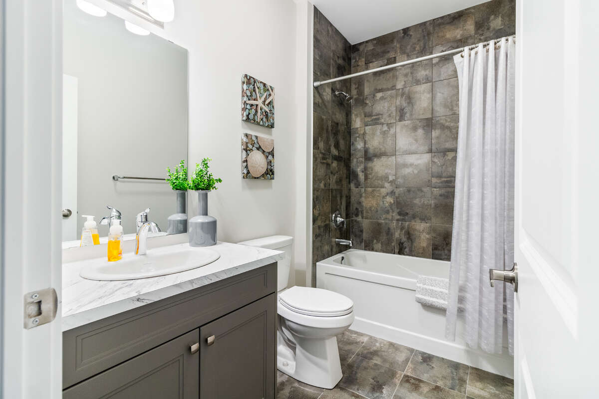 Main Floor Bathroom, 2nd door on right when entering house