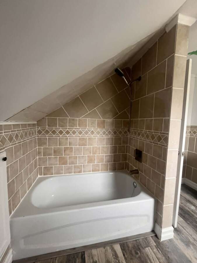 Upper Level Bathroom, built in Storage