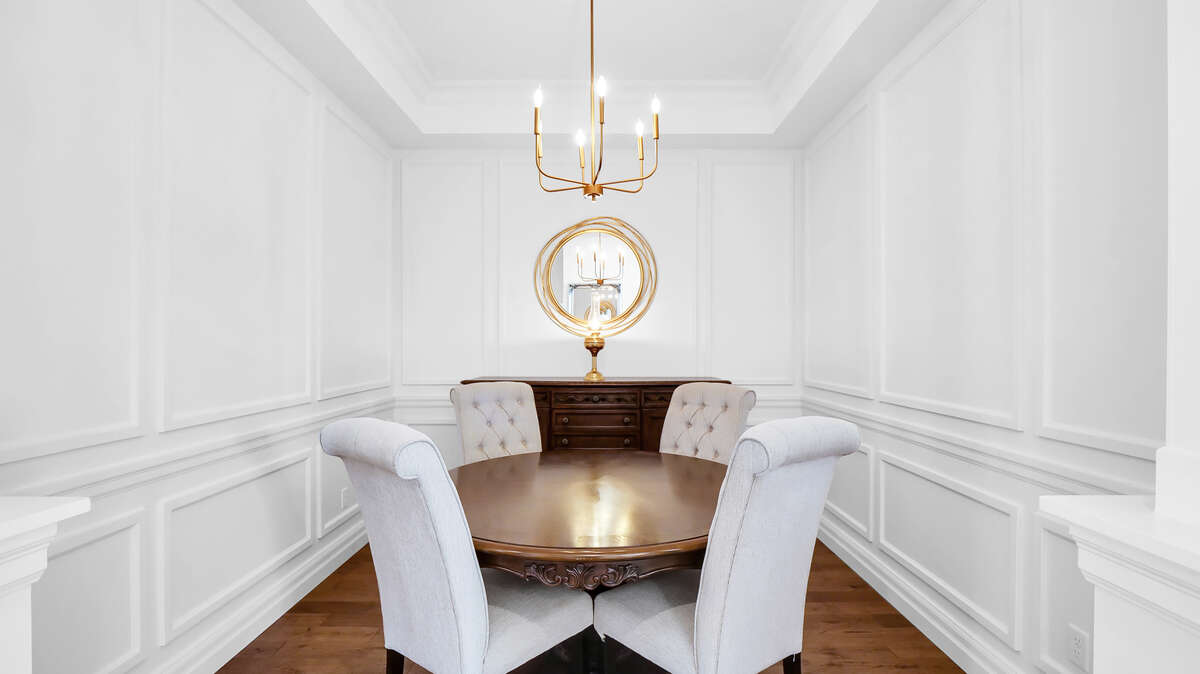 Wainscoting adds subtle yet dramatic character