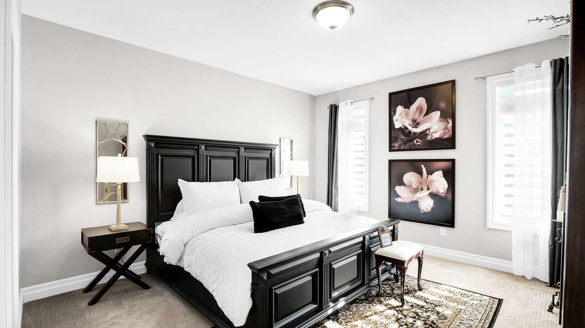 That's a King-size bed, the room is a great size!