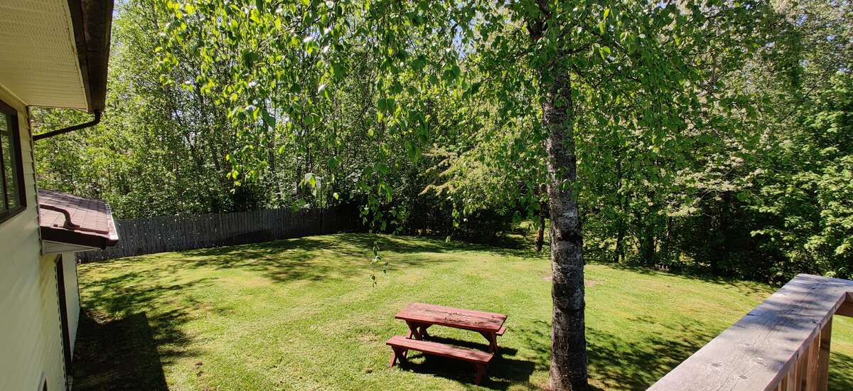 upper level of backyard from deck