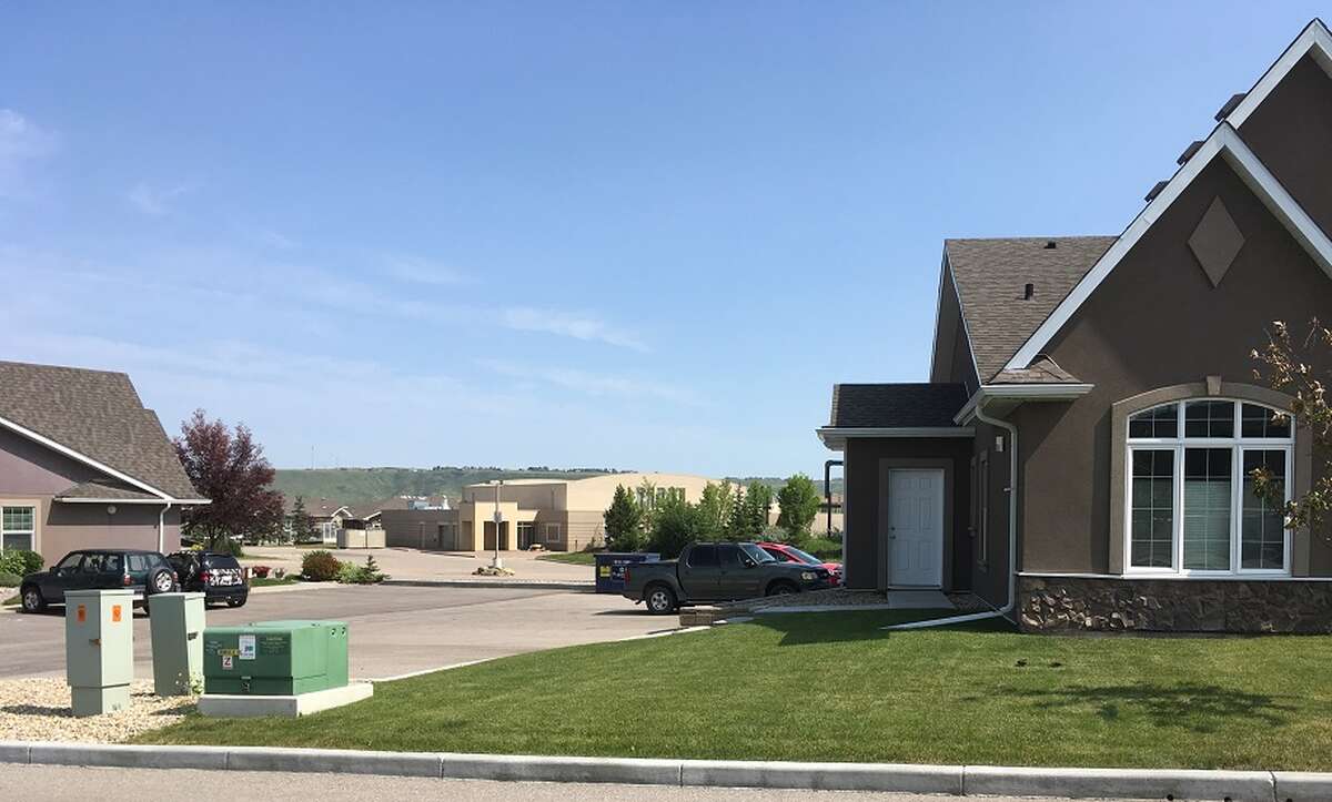 condo parking with St Mary’s Catholic church adjacent