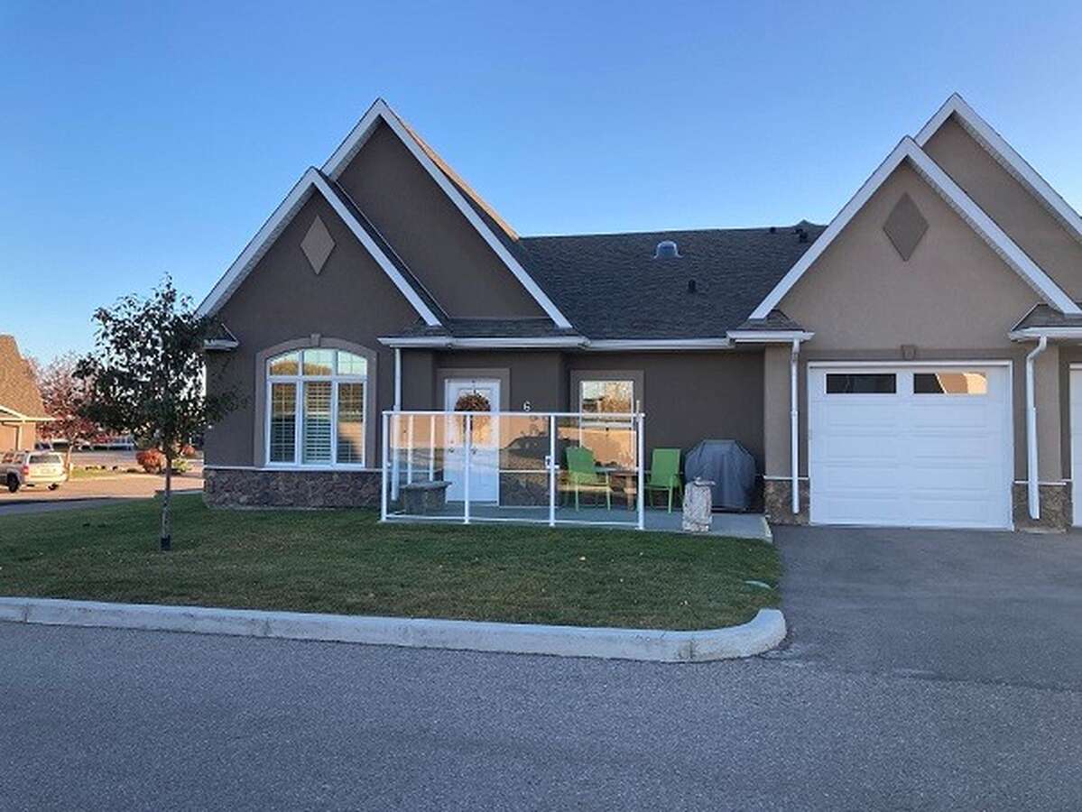 west-facing entry & garage