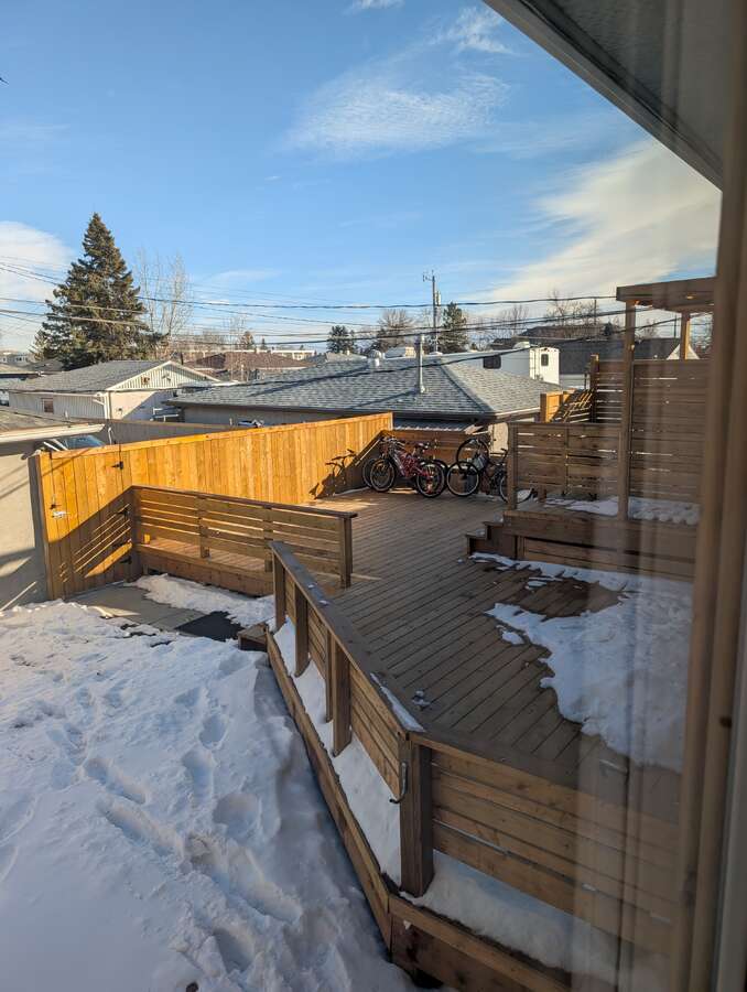 Rear deck