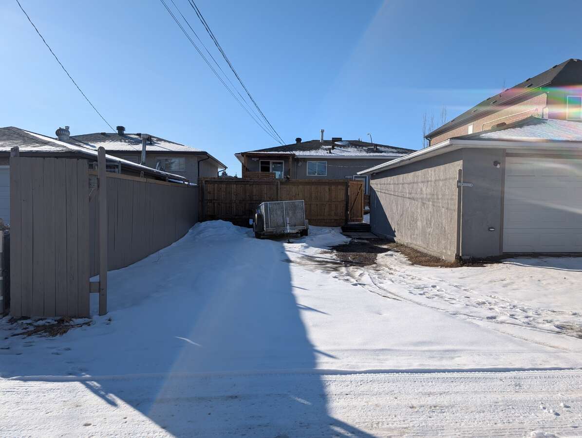 Back alley parking