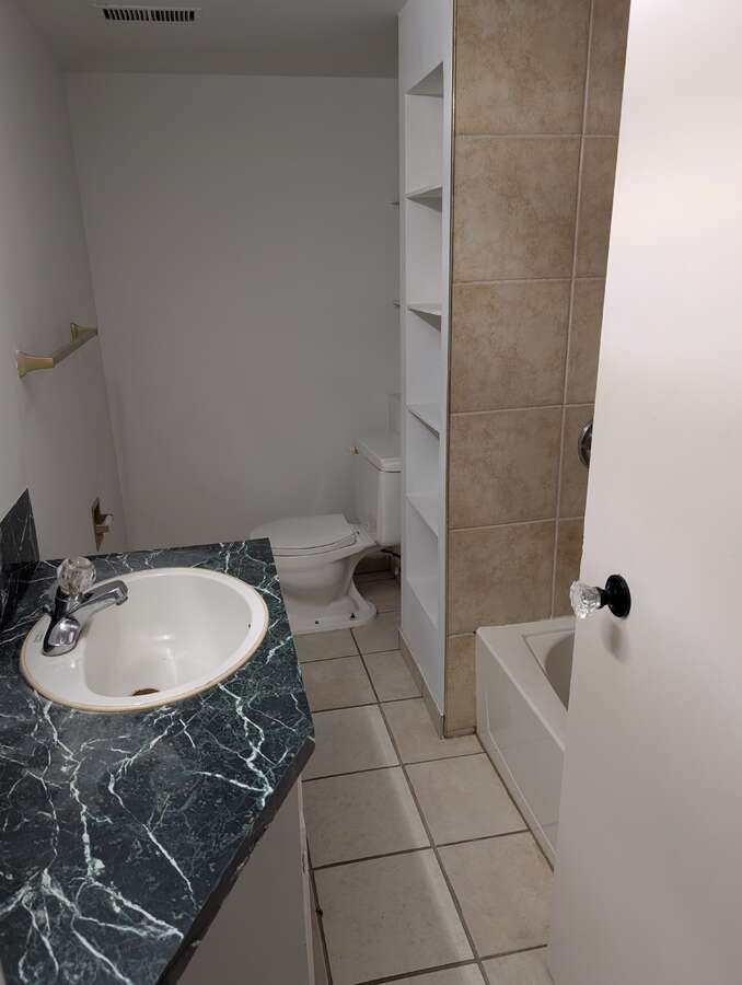 Bathroom in studio suite