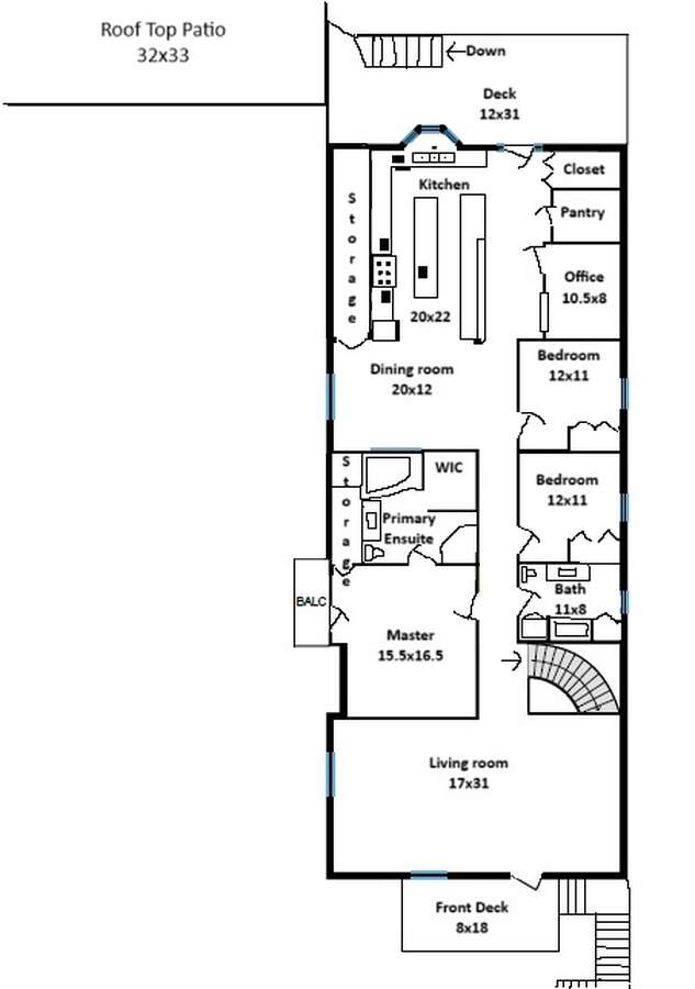 Floor Plan Second Floor