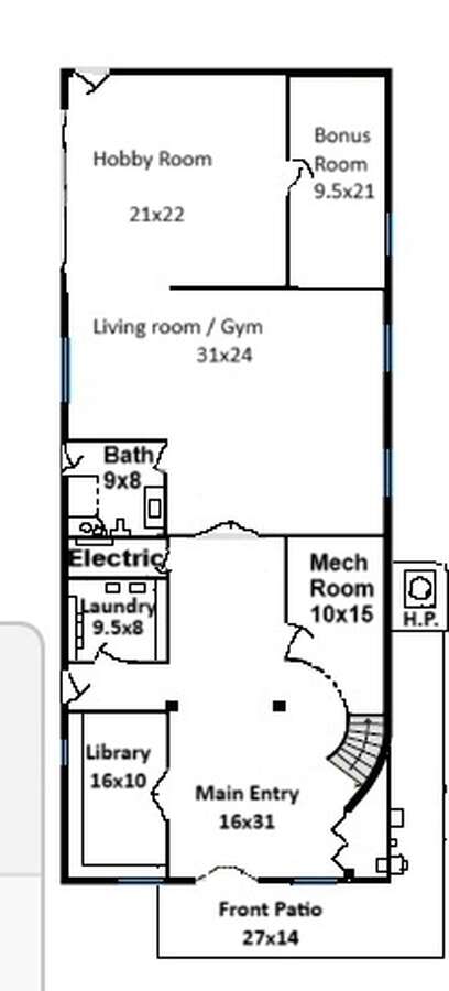 Floor Plan Main Floor
