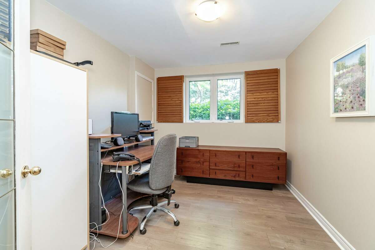 Downstairs Office/Bedroom with Laminate Flooring