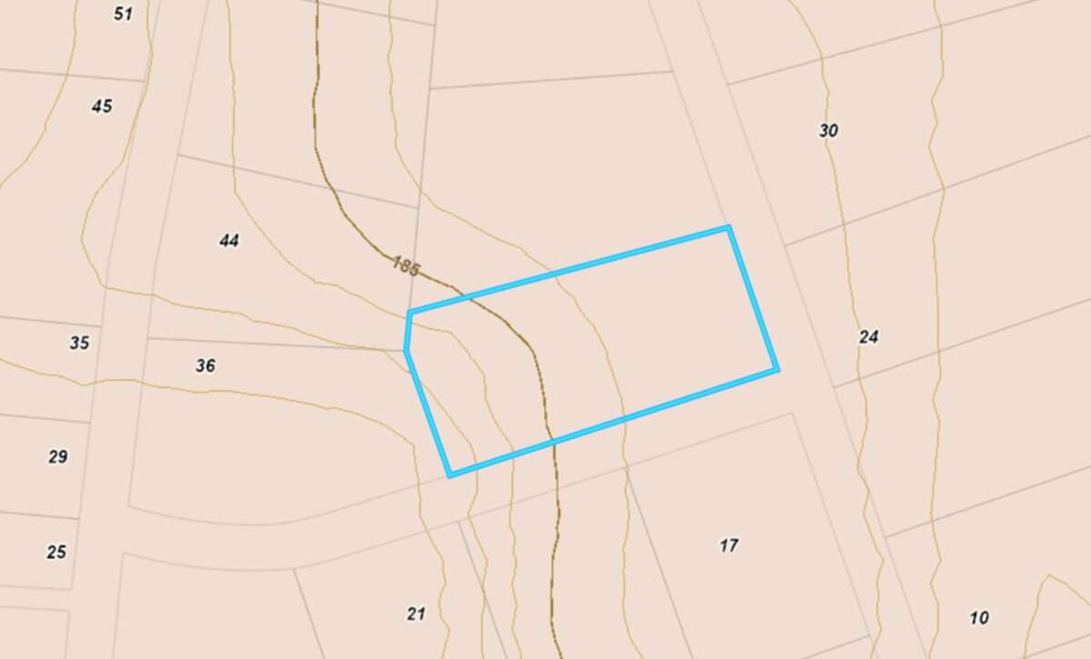 I meter contour map from Bruce County Maps website