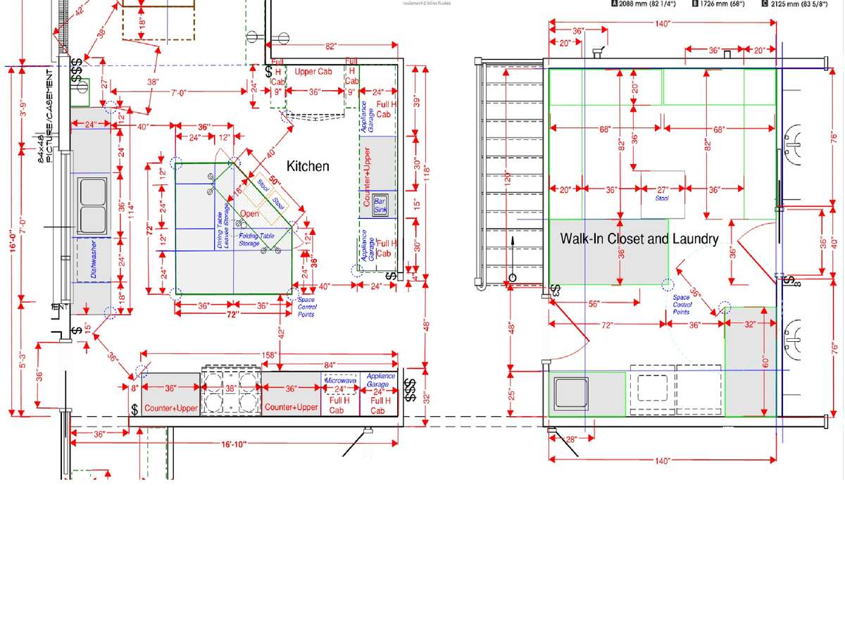 Sample of additional drawings ready to price up.