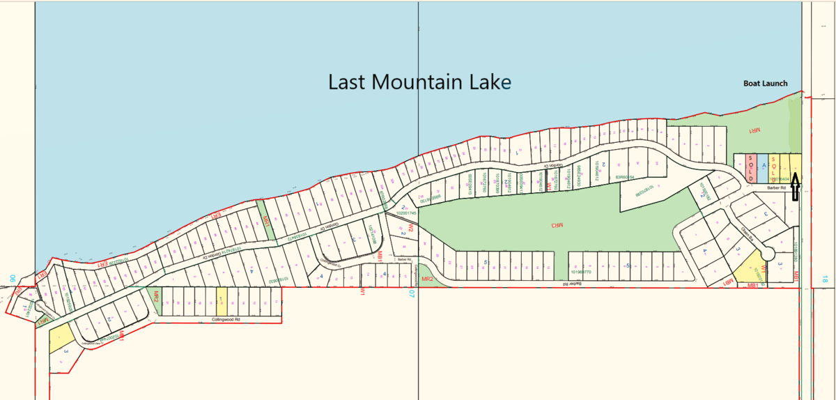 Waterfront Property / Vacant Land For Sale in Last Mountain Lake, SK