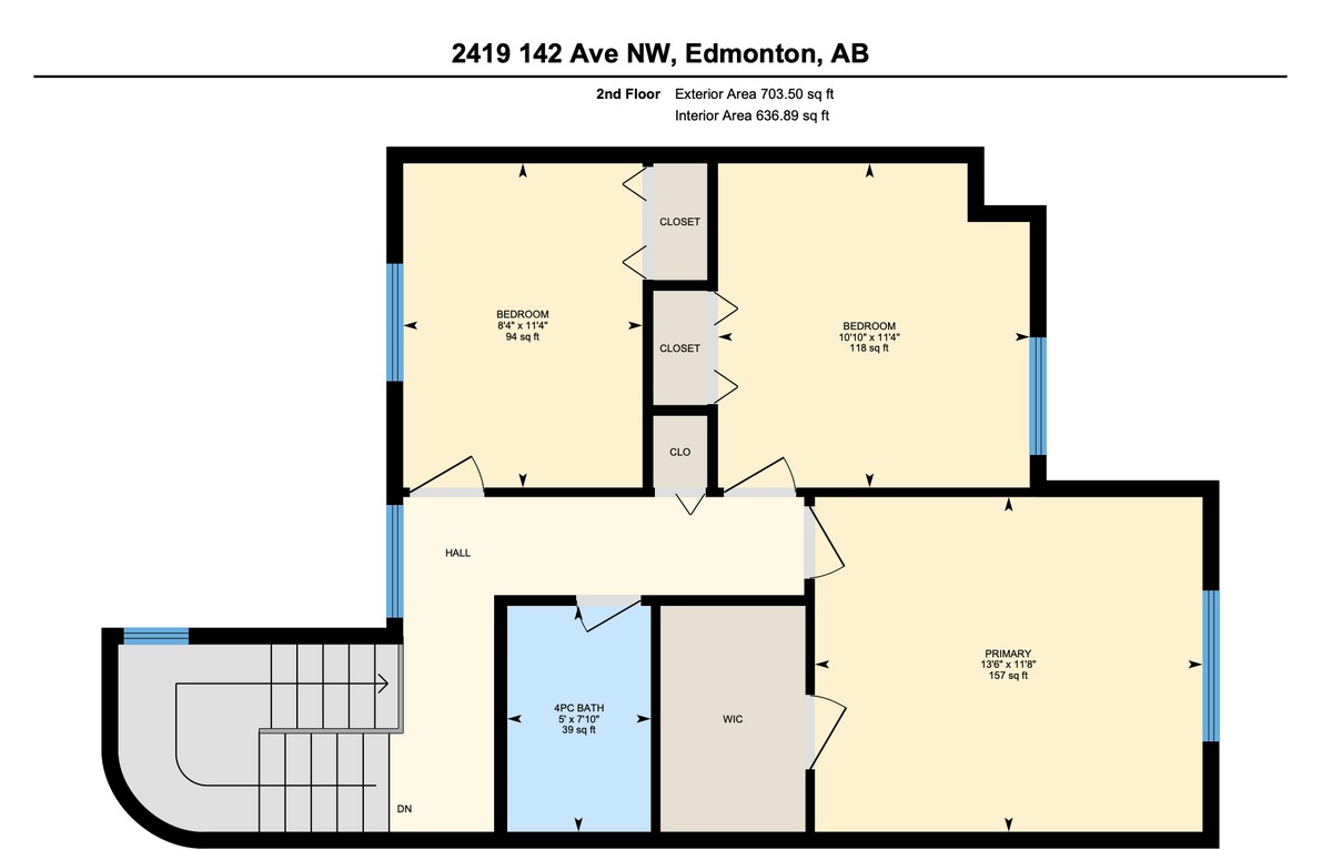 2419 142 ave, Edmonton, 2nd Floorplan