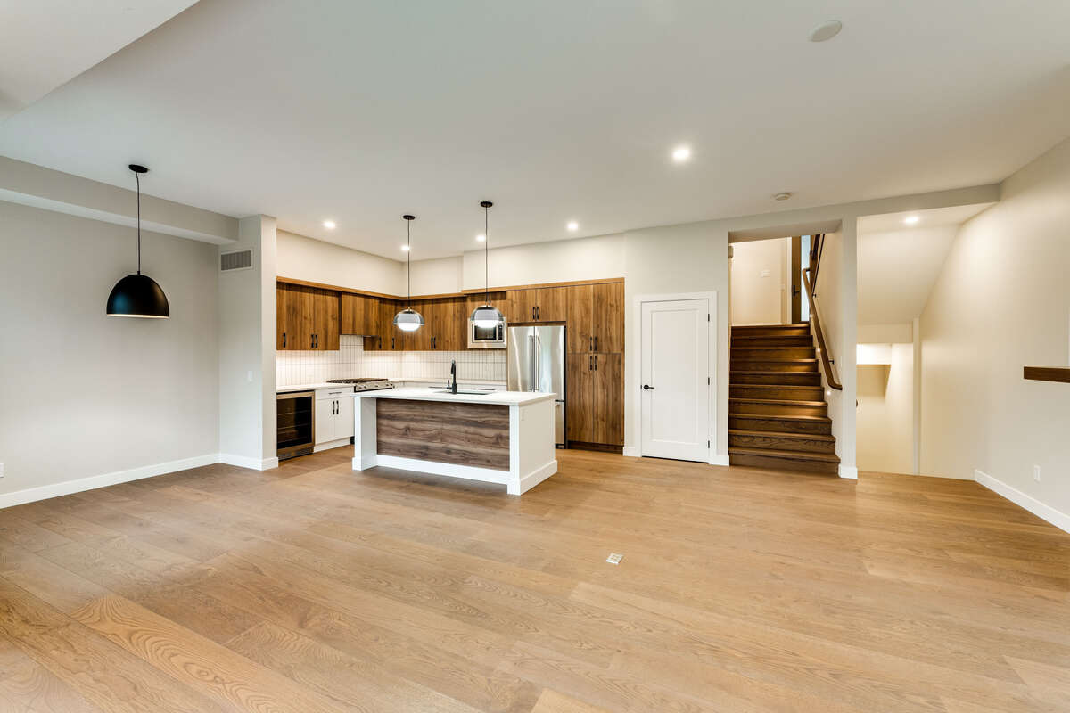 Kitchen + Dining + Living