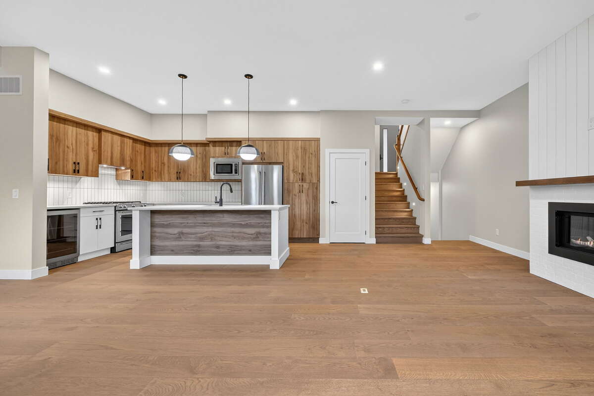 Kitchen + Dining + Living