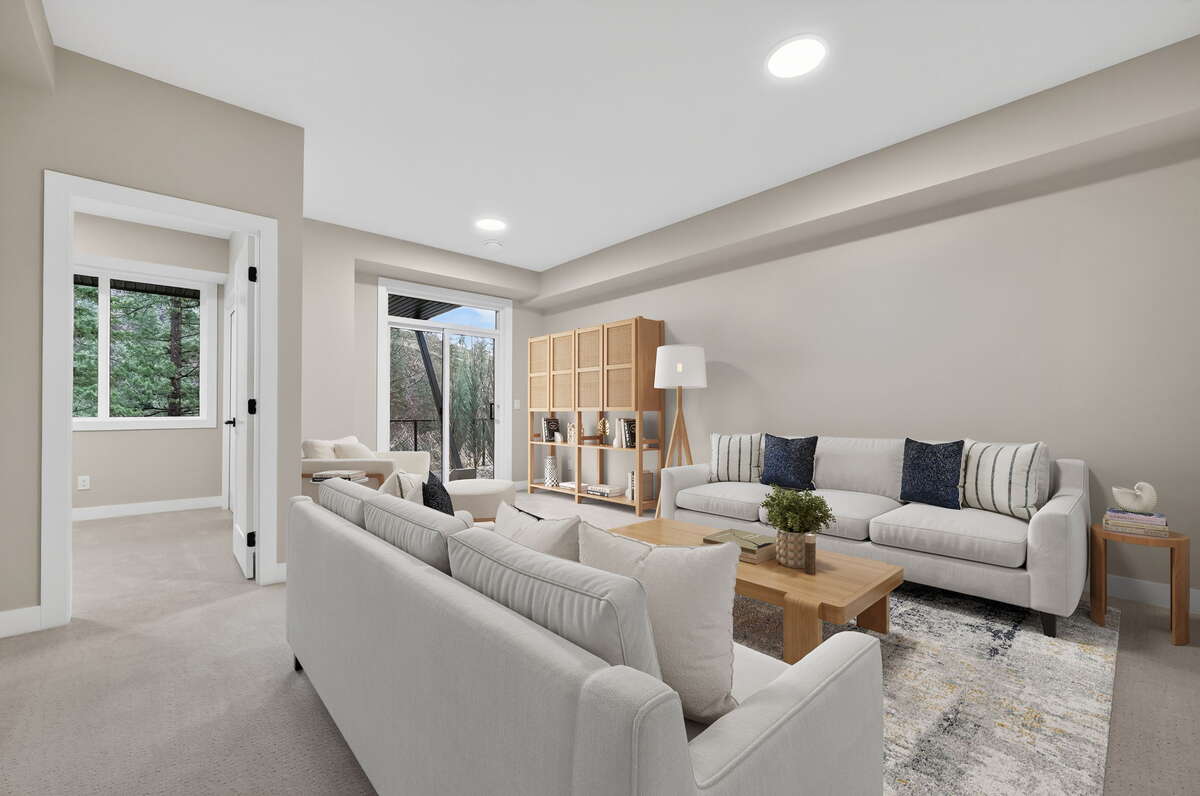 Virtually Staged  Family Room