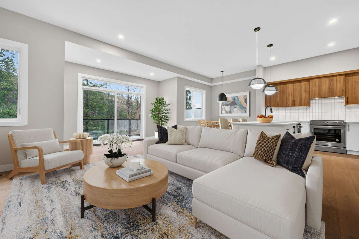 Virtually Staged Living room